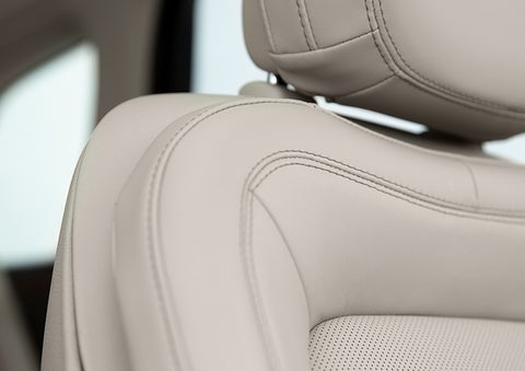 Fine craftsmanship is shown through a detailed image of front-seat stitching. | Varsity Lincoln in Novi MI