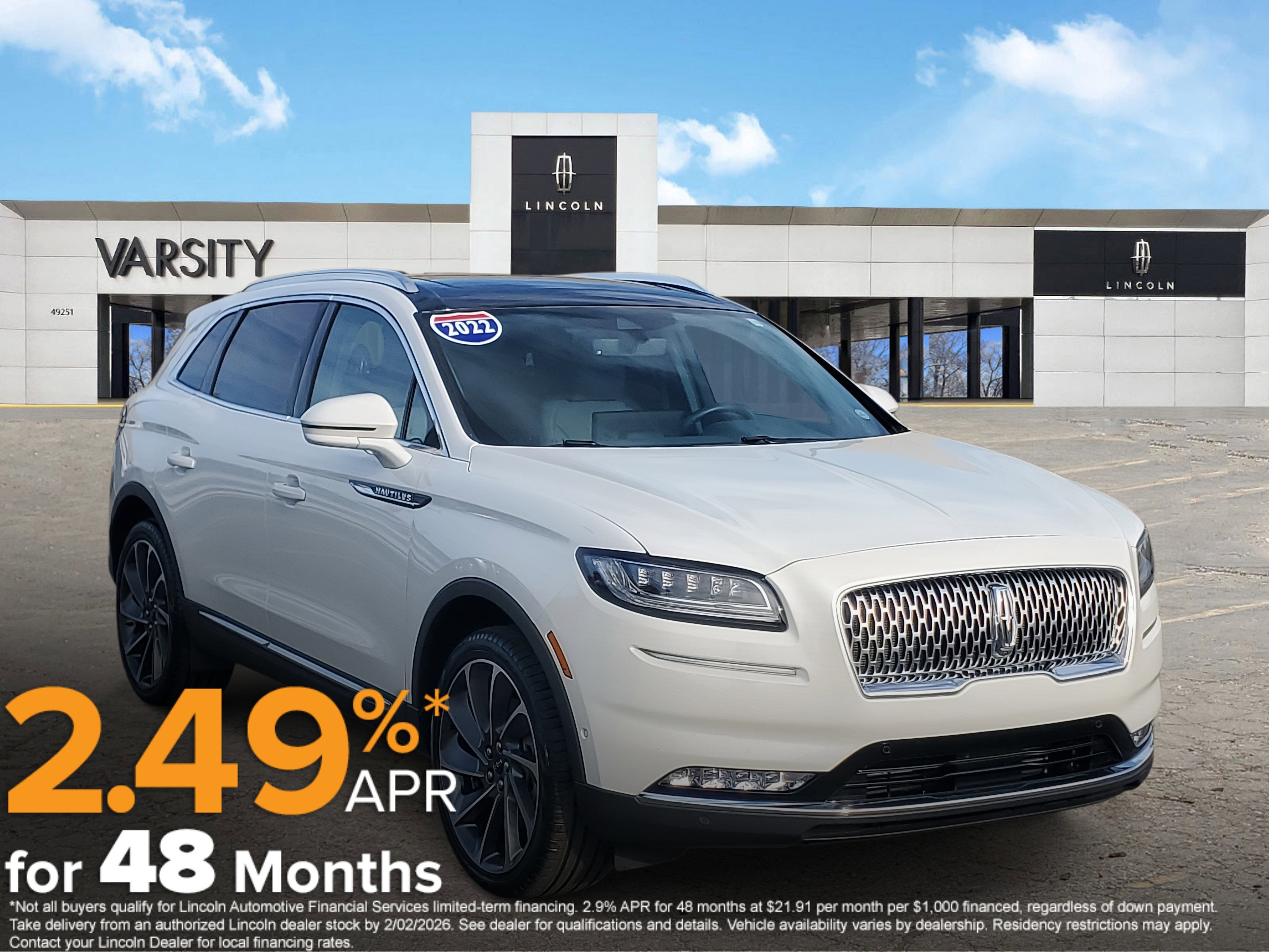 2022 Lincoln Nautilus Reserve