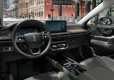 The interior dashboard of 2024 Lincoln Corsair® SUV is shown here. | Varsity Lincoln in Novi MI