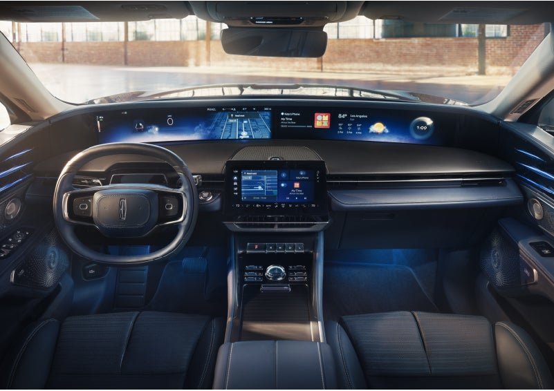 The panoramic display is shown in a 2026 Lincoln Nautilus® SUV. | Varsity Lincoln in Novi MI