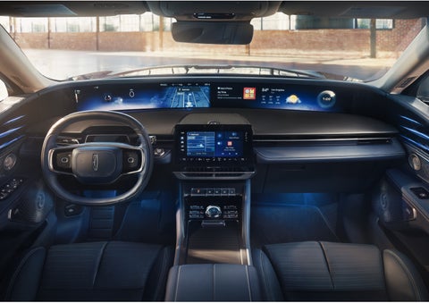 The panoramic display is shown in a 2026 Lincoln Nautilus® SUV. | Varsity Lincoln in Novi MI