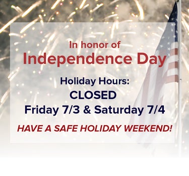 4th of July hours